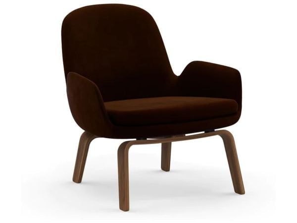 Era Lounge Chair Low Walnut