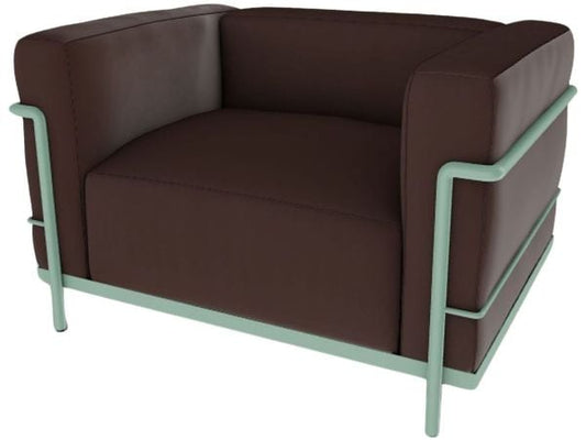 Ouate de polyester / Verni vert / 13x333 Moka - Pelle scozia cat. X