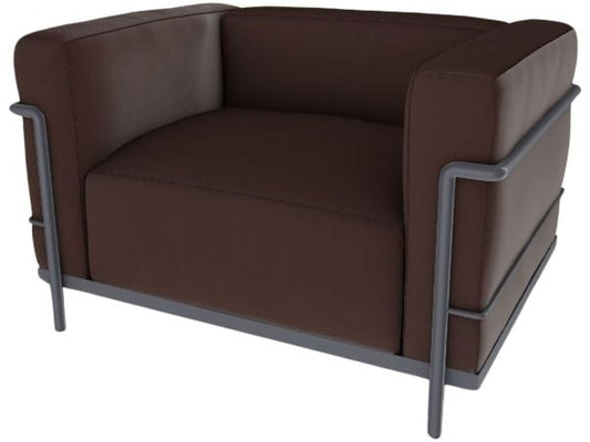 Ouate de polyester / Verni gris / 13x333 Moka - Pelle scozia cat. X