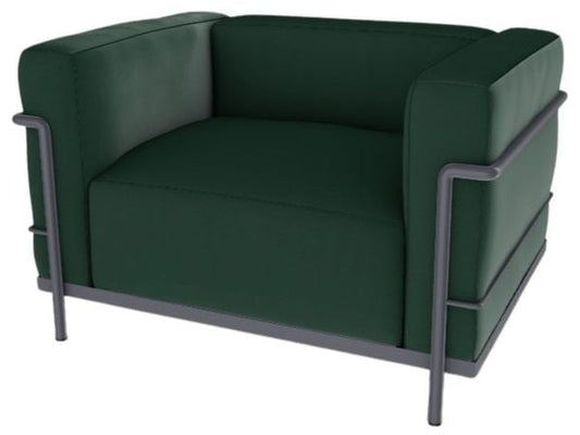 Plumes / Verni gris / 13X337 Verde Bosco - Pelle scozia cat. X