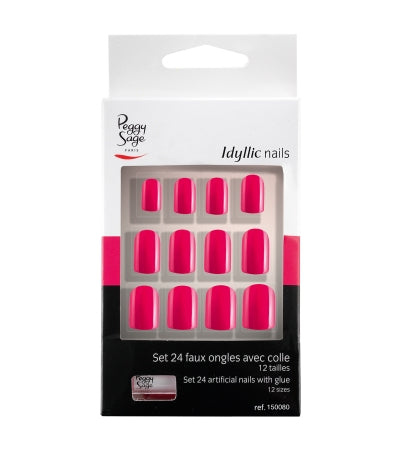 Peggy Sage - Kit 24 Faux ongles avec colle